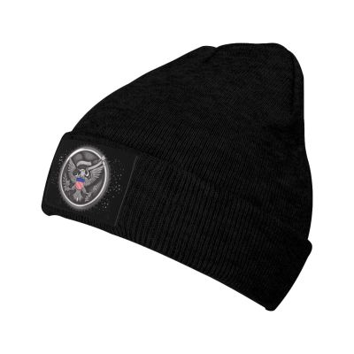 American Silver Eagle Beanie Hat for Men Women Winter Warm Knit Hats Ski Hat Skull Cap
