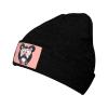 MULIHU Cute and Funny Cartoon Panda Beanie Hat for Men Women Winter Warm Knit Hats Ski Hat Skull Cap Black view 1