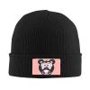 MULIHU Cute and Funny Cartoon Panda Beanie Hat for Men Women Winter Warm Knit Hats Ski Hat Skull Cap Black view 2