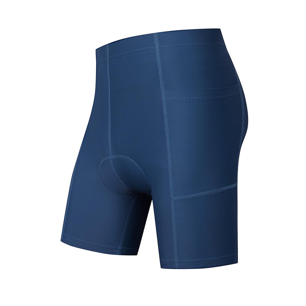 Kids Padded Cycling Bike Shorts with Padding Boys Girls Mountain Biking Shorts with Pockets