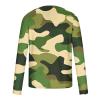 Big and Tall Shirts for Men Long Sleeve Camouflage Print Graphic Pullover Tops Camo Gym Workout Crewneck Sweatshirts men's t shirts graphic Camouflage XXXL view 3