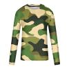 Big and Tall Shirts for Men Long Sleeve Camouflage Print Graphic Pullover Tops Camo Gym Workout Crewneck Sweatshirts men's t shirts graphic Camouflage XXXL view 4