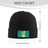 MULIHU Cute and Funny Cartoon Frog Beanie Hat for Men Women Winter Warm Knit Hats Ski Hat Skull Cap Black view 3