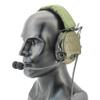 TAC301 Tactical Headset Electronic Shooting Ear Protection Headphones w Microphone,Hearing Protection with U94 PTT (Army Green) view 4