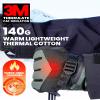 OutdoorMaster Ski Snow Gloves for Women & Men, 3M Thinsulate Waterproof Snowboard Gloves for Winter Warm Windproof Snowmobile with Double-Pocket view 2
