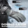 OutdoorMaster Ski Snow Gloves for Women & Men, 3M Thinsulate Waterproof Snowboard Gloves for Winter Warm Windproof Snowmobile with Double-Pocket view 3
