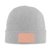 MULIHU Christmas Seamless Pattern Beanie Hat for Men Women Winter Warm Knit Hats Ski Hat Skull Cap Gray view 2
