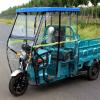 CHZDPP Tricycle Frame Canopy for Rain Sun Snow Proof, Adult Tricycle Cover with Reflective Strips & Wipers, Easy to Install Sanbengzi Cover for Outside Riding(Dark Blue,43.3inch/110cm Wide) view 1