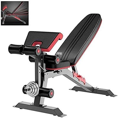 NWKHRSO Professional Bench Press Gym Weight Bench Press Adjustable Benches Functional Fitness Chair Weightlifting Bed Professional Dumbbell Stool Home Fitness Equipment