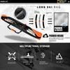 MERALIAN Padded Ski Bag,Waterproof Full Padded Single Ski Travel Bag with Adjustable Shoulder Strap. (Orange, 170 cm) view 4