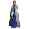 DRTGEDS White Tulips Flowers Hooded Cloak Long Cape For Halloween Cloak Costumes Hooded Cape Masquerade Dress Up view 2