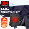 OutdoorMaster Ski Snow Gloves for Women & Men, 3M Thinsulate Waterproof Snowboard Gloves for Winter Warm Windproof Snowmobile with Double-Pocket view 2