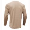 Men Fall Winter Polo Shirts Long Sleeved Flip Collar Tops Pocket Button V Neck T Shirts Golf Casual Sports Tops Mens Long Sleeve Shirt Apricot 2X view 4