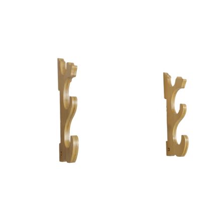 LUNCHS Sword Wall Mount no Need to Punch Katana Wall Mount The Spacing of The Brackets can be Freely Controlled Home Decoration(3 Layers,Light Brown)