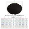 FSDIYU Trampoline Replacement Jumping Mat, 8FT Water-Resistant UV Resistant Safety Spring Jumping Mat with V-Rings, High Elastic Round Trampoline Accessories, 8FT(48 Buckle),Black view 2
