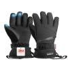 OutdoorMaster Ski Snow Gloves for Women & Men, 3M Thinsulate Waterproof Snowboard Gloves for Winter Warm Windproof Snowmobile with Double-Pocket