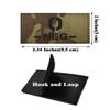 2 PCS AliPlus Blood Type Patches O -NEG- Patch IR Infrared Reflective Patch Laser Cut Tactical Morale Patches Hook and Loop(3.35x2 inch CP) view 2