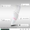 BRISIRA Bamboo Viscose Compression No Show Socks Womens Non Slip Running Athletic Cushion Moisture Wicking Low Cut view 4