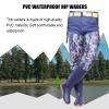 JCWGLY Outdoor Hip Waders Fishing Boots for Men Women Lightweight PVC Waterproof Hip Boots Wading Boots Non-Slip and Sturdy(7.5) view 2