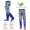 JCWGLY Outdoor Hip Waders Fishing Boots for Men Women Lightweight PVC Waterproof Hip Boots Wading Boots Non-Slip and Sturdy(7.5) view 3