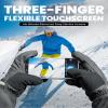 OutdoorMaster Ski Snow Gloves for Women & Men, 3M Thinsulate Waterproof Snowboard Gloves for Winter Warm Windproof Snowmobile with Double-Pocket view 4