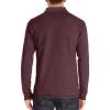 Men Fall Winter Polo Shirts Long Sleeved Flip Collar Tops Pocket Button V Neck T Shirts Golf Casual Sports Tops Mens Casual Shirts Dark red L view 2