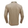 Men Fall Winter Polo Shirts Long Sleeved Flip Collar Tops Pocket Button V Neck T Shirts Golf Casual Sports Tops Tshirts Shirts for Men Beige XL view 4