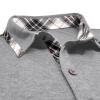 Men Fall Winter Polo Shirts Long Sleeved Flip Collar Tops Pocket Button V Neck T Shirts Golf Casual Sports Tops Long Sleeve Shirts for Men Silver L view 3