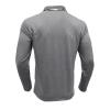 Men Fall Winter Polo Shirts Long Sleeved Flip Collar Tops Pocket Button V Neck T Shirts Golf Casual Sports Tops Long Sleeve Shirts for Men Silver L view 4
