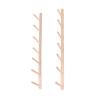 Aimery Wooden Yoga Mat Rack, Wall Mounted Yoga Mat Holder, Large Gym Organization Shelf for Foam Roller, for Yoga Studio, Gym, Home, School(7-Tier) view 1