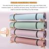 Aimery Wooden Yoga Mat Rack, Wall Mounted Yoga Mat Holder, Large Gym Organization Shelf for Foam Roller, for Yoga Studio, Gym, Home, School(7-Tier) view 4