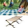 WDFYJ Folding Camping Beds for Adults, Sturdy Camp Bed 200lb Load Capacity, Stronge Thicker Tubes Sleeping Cot with Carry Bag for Travel/Office/Outdoor(Color 2) view 1