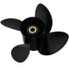 Boatman 14x23 Propeller OEM 3587526 fit Volvo Penta SX Drive All Models Engines 130-300HP,19 Spline Tooth,4 Blade,RH view 1