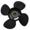 Boatman 14x23 Propeller OEM 3587526 fit Volvo Penta SX Drive All Models Engines 130-300HP,19 Spline Tooth,4 Blade,RH view 2