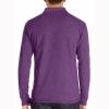 Men Fall Winter Polo Shirts Long Sleeved Flip Collar Tops Pocket Button V Neck T Shirts Golf Casual Sports Tops Men Shirts Purple XL view 2