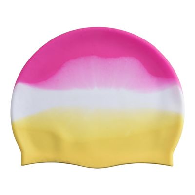 Vdaxvme Highly Elastic Silicone Swim Hat for Adult Long Short Hair Ergonomics Designing Waterproof Swimming Hat Swim Pool Hat