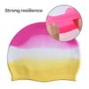 Vdaxvme Highly Elastic Silicone Swim Hat for Adult Long Short Hair Ergonomics Designing Waterproof Swimming Hat Swim Pool Hat view 4