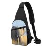 Crossbody Sling Backpack Sling Bag for Men Women Cross Chest Bag Shoulder Bag Bush Elephant African Travel Hiking Daypack view 1