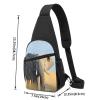Crossbody Sling Backpack Sling Bag for Men Women Cross Chest Bag Shoulder Bag Bush Elephant African Travel Hiking Daypack view 4