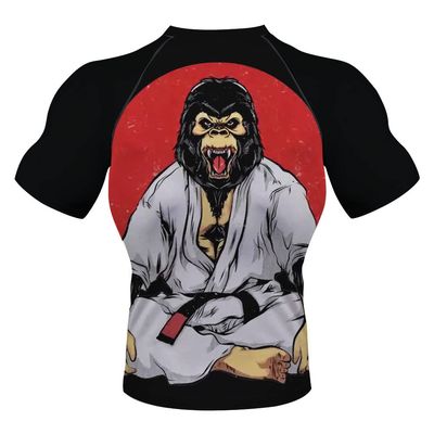DEHAHA Mens Gorilla 3D Transfer Ptinted Athletic Running T Shirts Lightweight Undershirt, Medium