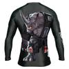 DEHAHA Men's Rhino Fitness Training Rash Guard Grappling Gear Fight Wear, X-Large view 1
