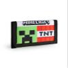 Minecraft Boys Strap Wallet | Kids Green Trifold Wallet with TNT Block & Creeper Character Face Print | Childrens Cash Holder view 3