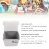 15L Insulated Portable Cooler, Easy to Hard Cooler Lasting Cooling with Handle for Outdoor Picnic Fishing, Family Use (White) view 2