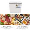 15L Insulated Portable Cooler, Easy to Hard Cooler Lasting Cooling with Handle for Outdoor Picnic Fishing, Family Use (White) view 3