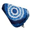 LFDSPYJE Bike Seat Cover for Women Men Tie-dye Blue Bike Seat Cushion Waterproof Bicycle Seat Cover Bike Seat Rain Cover with Drawstring Bike Seat Dust Protective Cushion view 1