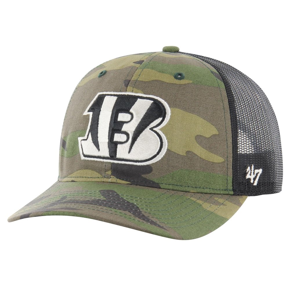 47 Men's Camo Cincinnati Bengals Trucker Adjustable Hat