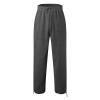 Mens Fleece Sweatpants Heavyweight Baggy Elastic Waist Joggers Pants with Pockets Wide Leg Trousers Sweat Pants view 2