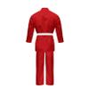 TRUESAGA - Regular Light Weight Karate Open Coat Uniform 8 Oz Cotton Poly Belt Included (Red, 000) view 4