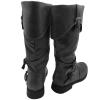 JUNQIAKO Medieval Male Renaissance Pull On Mid Calf Gothic Boots Adult Pirate Boot Halloween Costume Accessory view 2