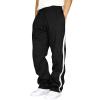 Mens Fleece Sweatpants Heavyweight Baggy Elastic Waist Joggers Pants with Pockets Wide Leg Trousers Sweat Pants view 1